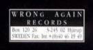 Logo Wrong Again Records